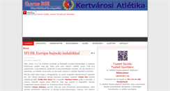 Desktop Screenshot of ikarusatletika.hu
